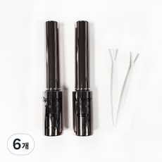 高級睫毛膠水, 黑色, 6個