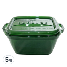 sceller 果凍PP食物保鮮盒, 5個