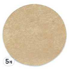 누보 홈브루 라운드 필터 60mm 100p, 브라운, 5개