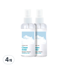 로더베르 헤어앤바디미스트 클린솝, 4개, 150ml