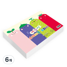 영아트 풀컬러 스케치북 도화지 130g, 8절, 125매, 6개