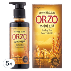 고은담 프리미엄 오르조 저당 보리차 진액, 280g, 5개 280g, 5개