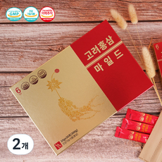 고려홍삼 마일드 농축액 30p + 쇼핑백, 2개, 30회분