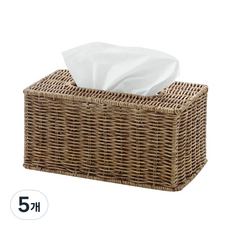 Nature Living 藤編衛生紙盒, 單色, 5個