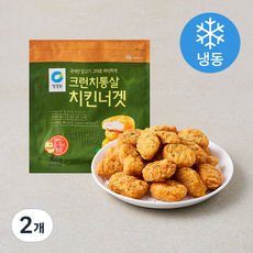 청정원 크런치통살 치킨너겟 (냉동), 300g, 2개