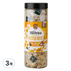 녹차원 캐모마일 허브차, 1g, 60개입, 3개