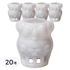 uh homedeco 可愛角色貓咪製冰盒, 20個, 單一顏色