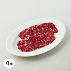 농협 한우 채끝 1+등급 구이용 (냉장), 4개, 200g