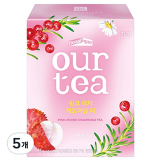 아워티 쟈뎅 핑크 리치 캐모마일 티, 22g, 4개입, 5개