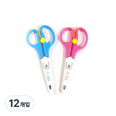 아이비스 펌프안전캡가위, 랜덤 발송, 12개입
