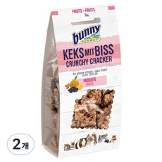 버니네이처 소동물용 크런치 크래커 과일, 50g, 2개