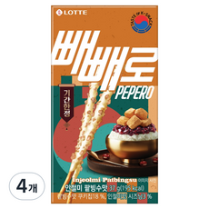 PEPERO 年糕紅豆刨冰口味, 37g, 4個