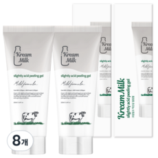크림밀크 약산성 필링 젤, 155ml, 8개