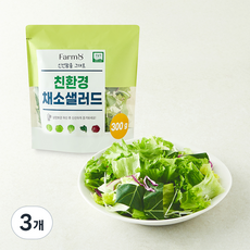 팜에이트 친환경 인증 채소 샐러드, 300g, 3개