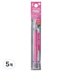 파이롯트 프릭션 시너지 노크 리필심 0.4mm, 핑크, 5개