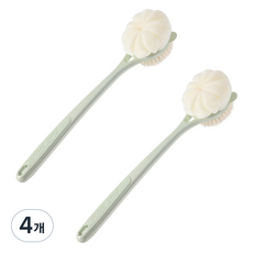 언헤브 파스텔톤 샤워 바디 브러쉬 ONE SIZE, 02 그린, 1개입, 4개