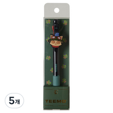 모나미 리그오브레전드 플립3 3색볼펜 0.5mm, TEEMO, 5개