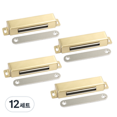 Choice Hardware 不鏽鋼磁吸門扣 金色, 12套