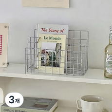 P&K 不鏽鋼雜誌LP收納架 大型, 單一顏色, 3個