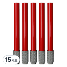 미소로운 연필 홀더 세트 B타입, 15세트, 레드