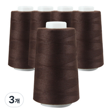OWL 40支2股 縫紉線 5入, 巧克力棕, 3套