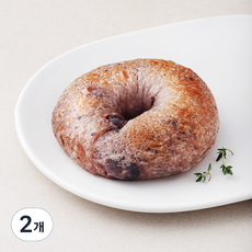 도제식빵 탕종 블루베리 베이글, 100g, 2개, 1개입