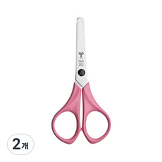 파울 어린이용 안전가위 764, 연핑크, 2개