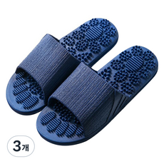 쏙쏙채움 거실화 지압 슬리퍼 L 255~260, 블루, 3개