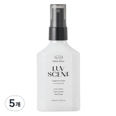 香氛噴霧 白襯衫亞麻棉香, 100ml, 5瓶