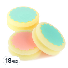 모나코올리브 동글이 제모스펀지, 18개