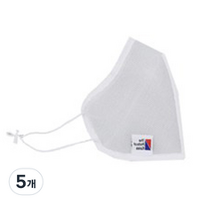 세통 KSK 쿨 나노필터 매쉬 마스크, 5개, 1개입, 화이트