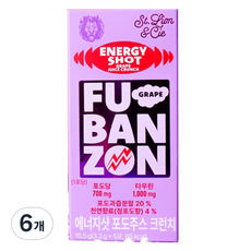 下半場能量射擊葡萄汁緊縮葡萄味, 6個, 16.5克