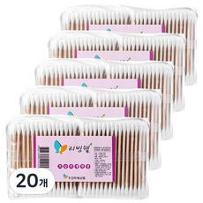 우진위생산업 고급 위생면봉, 400개입, 20개