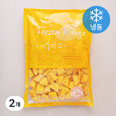 푸디즈 망고 (냉동), 1kg, 2개