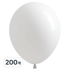 Joy Balloon 氣球 13cm, 白色, 200個