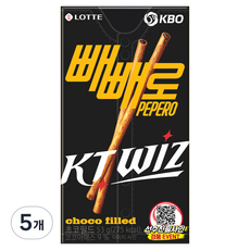 빼빼로 초코필드 KBO KT 위즈, 53g, 5개