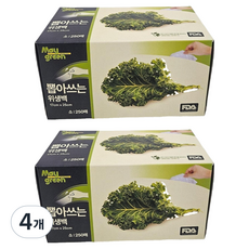 Maygreen 뽑아쓰는 위생백 소 17cm x 25cm, 소(S), 4개, 250개입