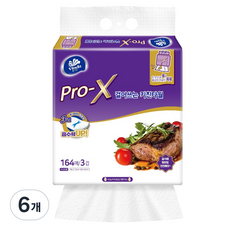 빈다 Pro-X 3겹 걸어쓰는 키친타월, 6개, 164개입