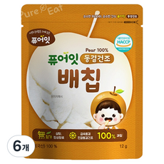 퓨어잇 동결건조 배칩, 12g, 6개