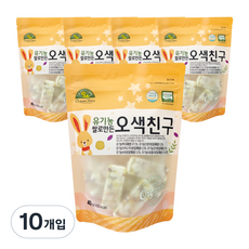 오가닉스토리 유기농 쌀로만든 과자스틱, 백미, 40g, 10개
