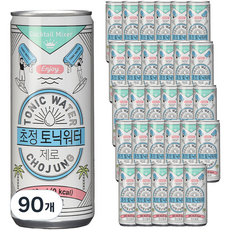 초정탄산수 토닉워터 제로, 250ml, 90개
