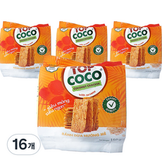 TOPCOCO 椰子脆米餅 芝麻口味, 16袋, 150g