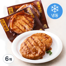 한끼통살 닭가슴살 스테이크 왕갈비맛 (냉동), 100g, 5개입, 6개