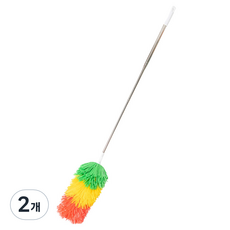 크린메이트 안테나형 그물망 먼지털이 2.8m, 혼합색상, 2개