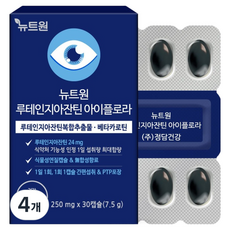 뉴트원 루테인지아잔틴 아이플로라 7.5g, 4개, 30정