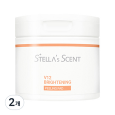 STELLA'S SCENT 亮白維他命角質護理爽膚棉, 2罐
