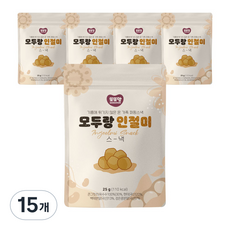 또또맘 모두랑 아기 과자, 인절미, 15개, 25g