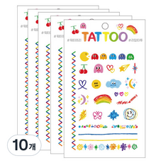 Petit Petit Tattoo TS003, 彩虹塗鴉, 10個