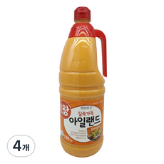 식자재왕 실속가득 아일랜드 드레싱소스, 1.85kg, 4개