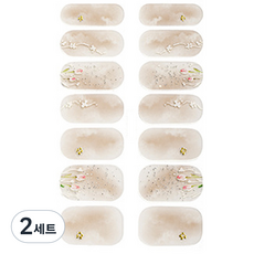 가이만 셀프 아트 네일스티커 세트, 2세트, ZX-3797